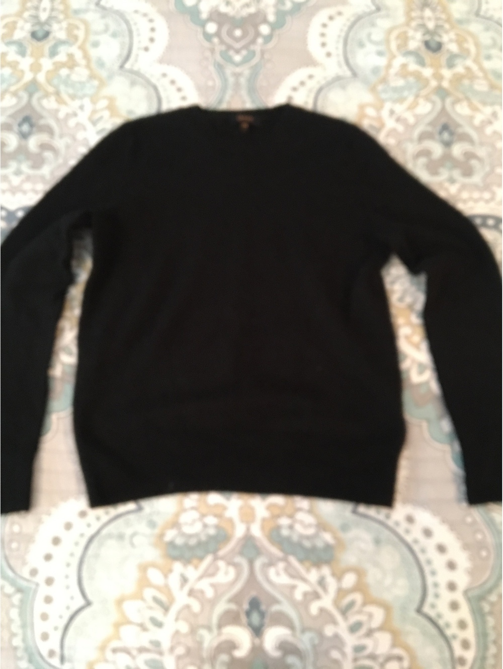 Quince Mongolian Cashmere Crewneck Sweater Black XS